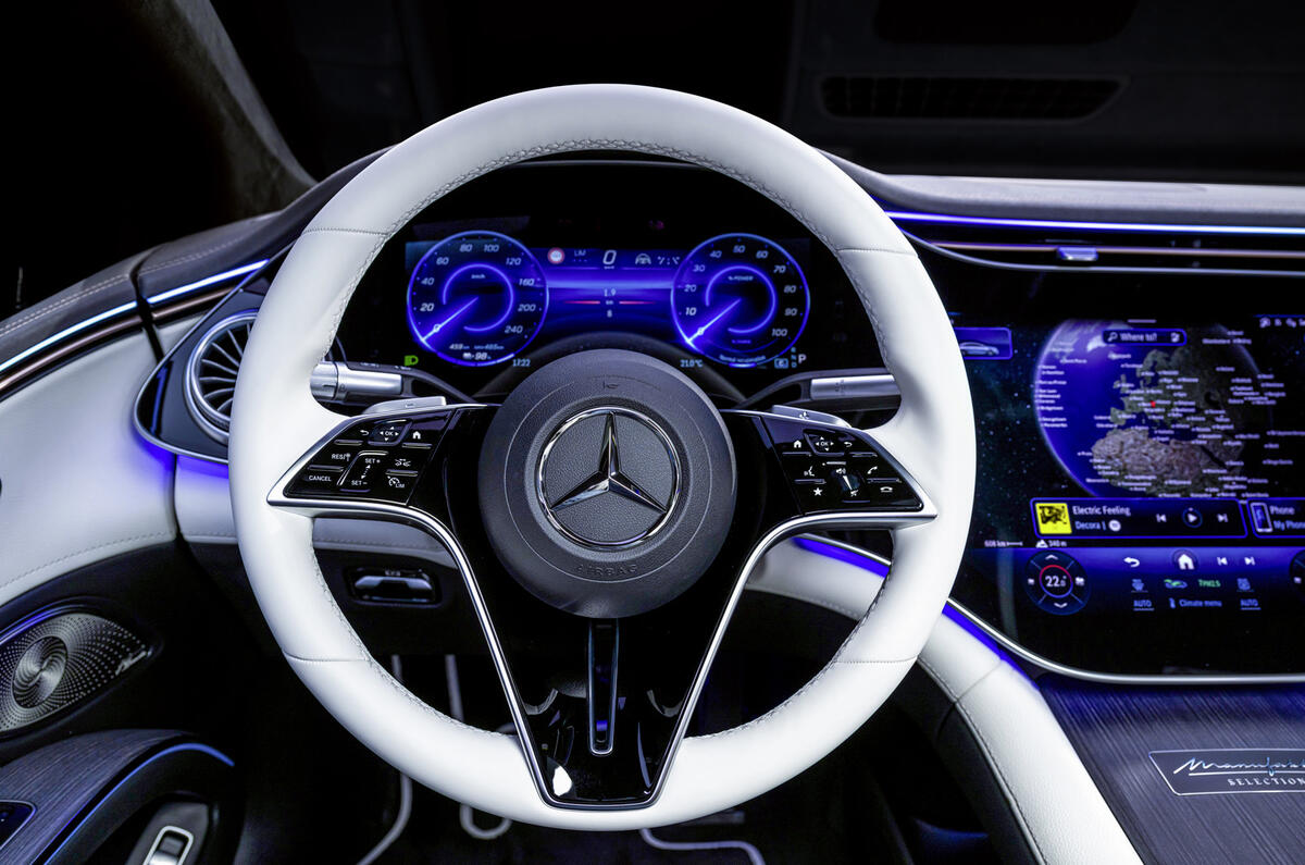2024 mercedes eqs steering wheel