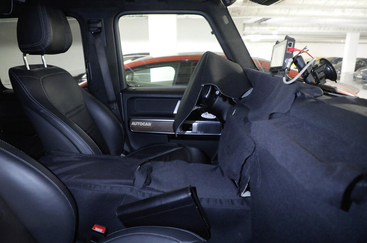 2024 Mercedes G Class covered interior