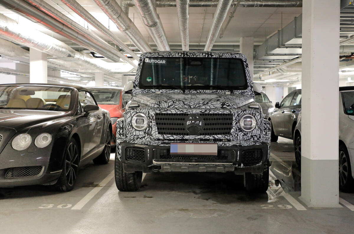 2024 Mercedes G Class front in car park