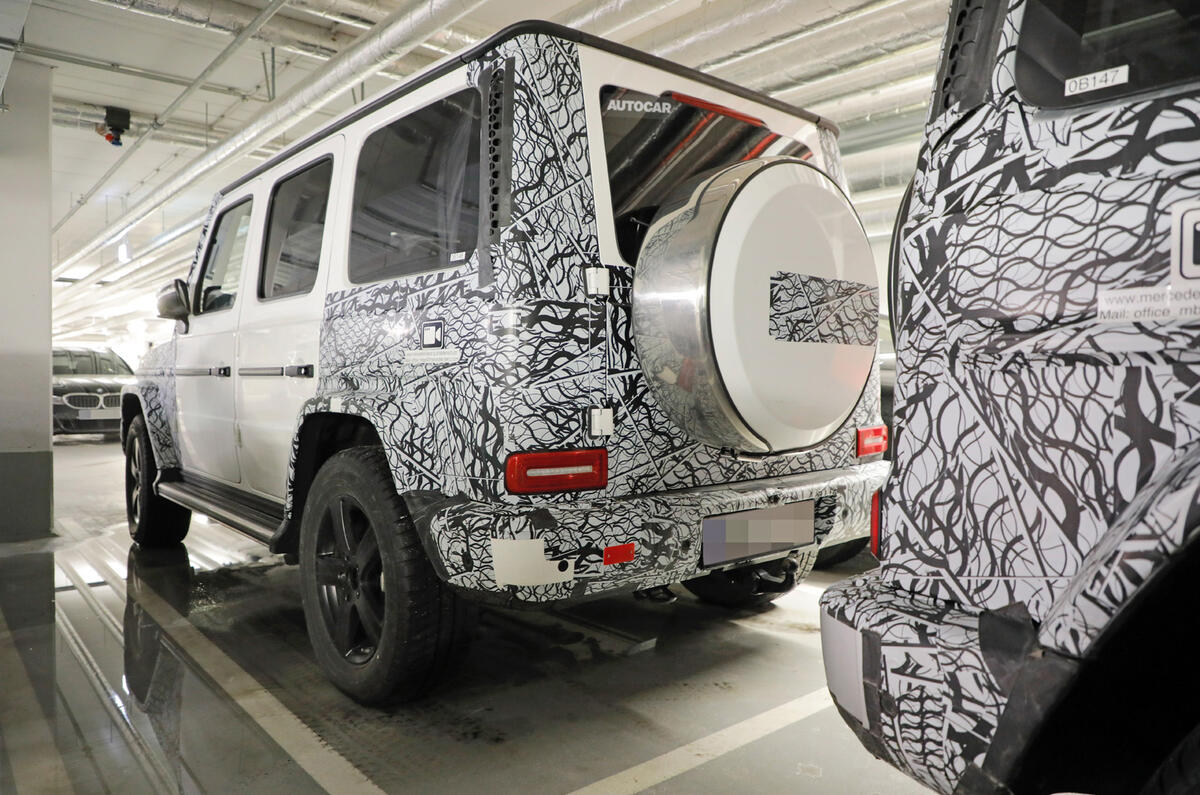 2024 Mercedes G Class rear in carpark