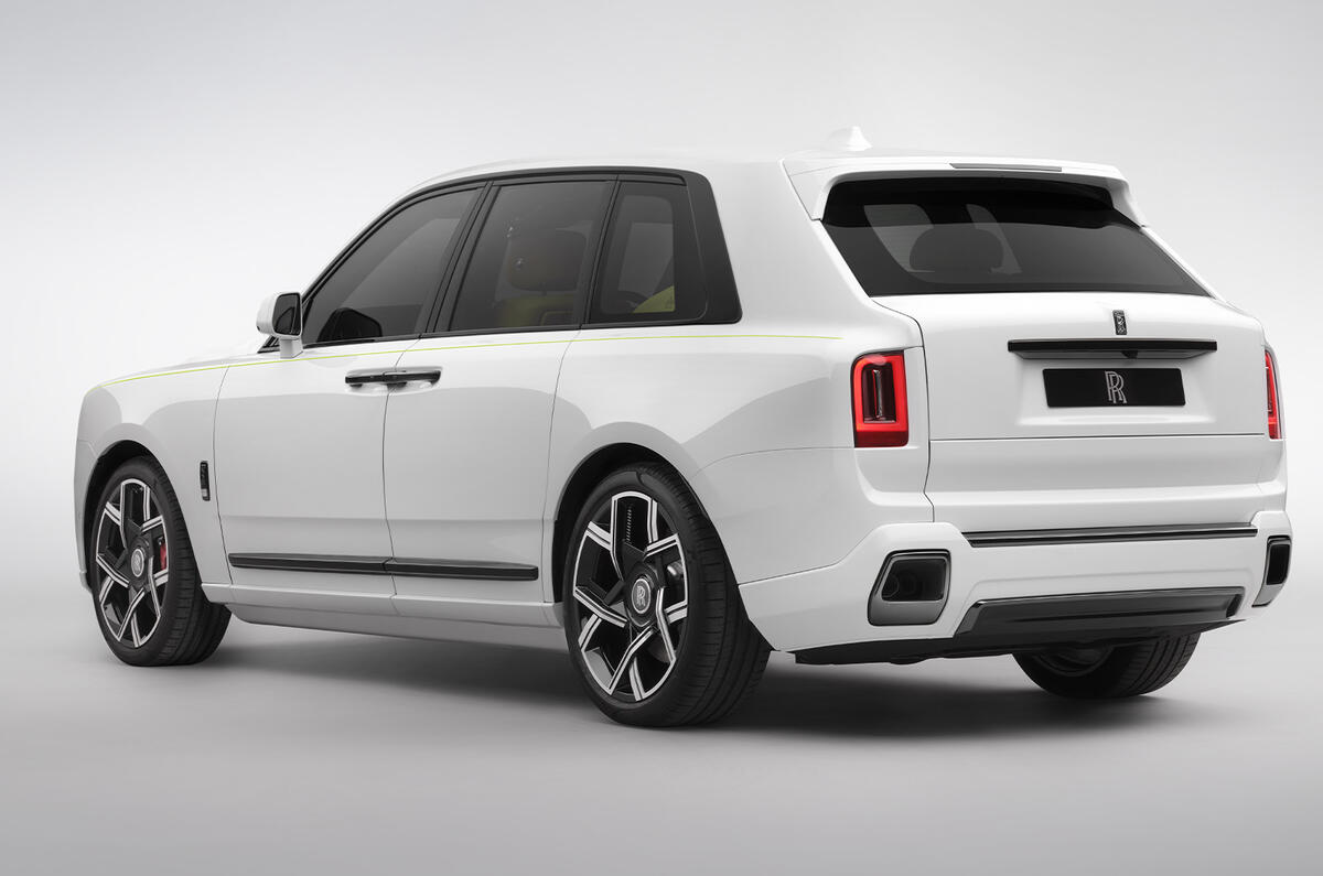 2024 Rolls Royce Cullinan rear 2024 Rolls Royce Cullinan rear