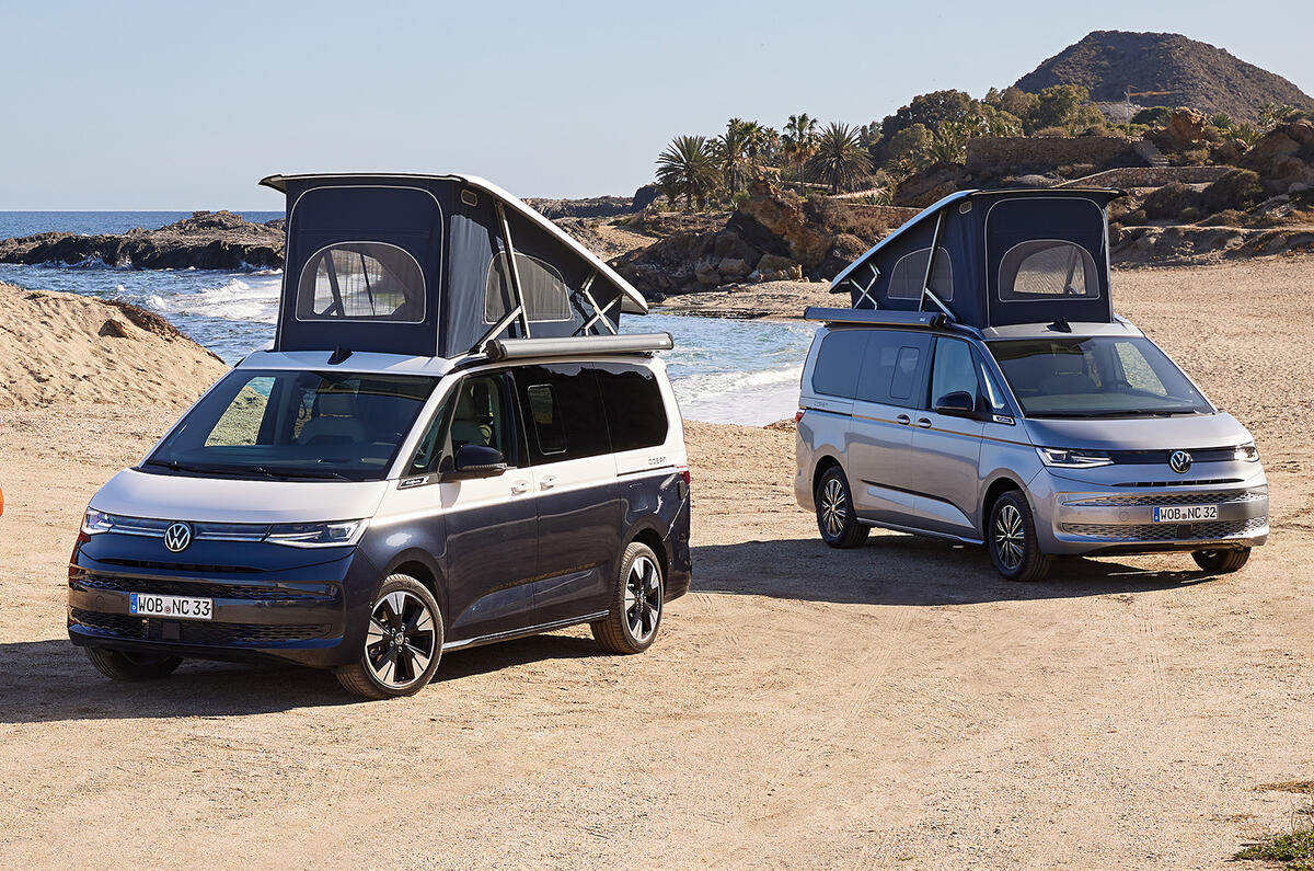 2024 VW California Ocean with roof up 2024 VW California Ocean with roof up
