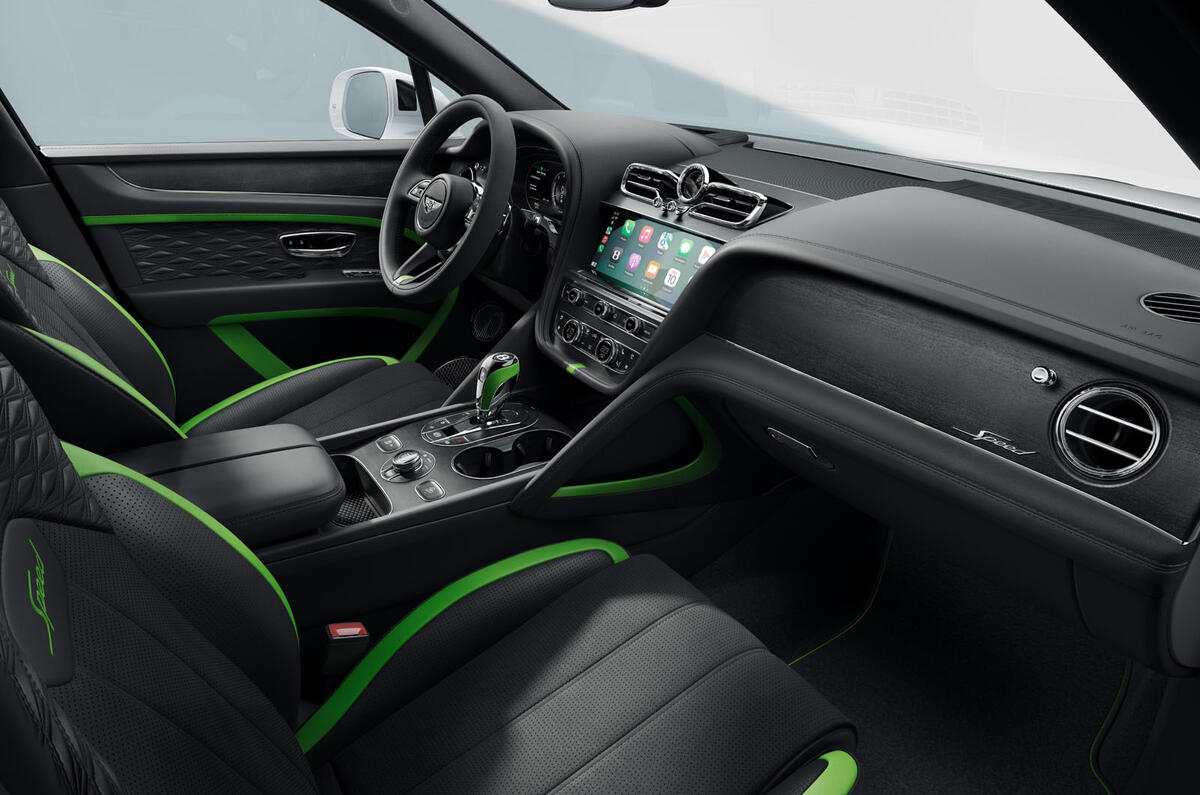 2025 Bentley Bentayga Speed interior front