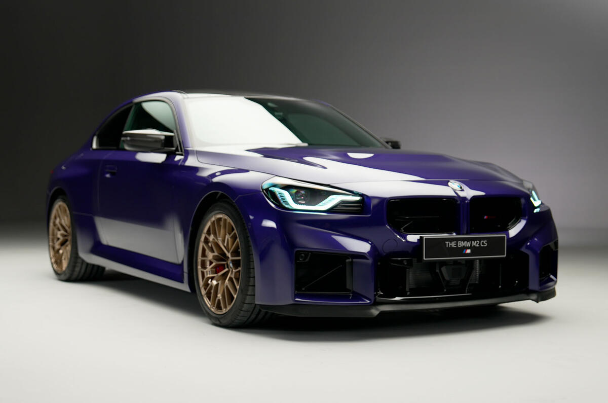 2025 BMW M2 CS studio front quarter