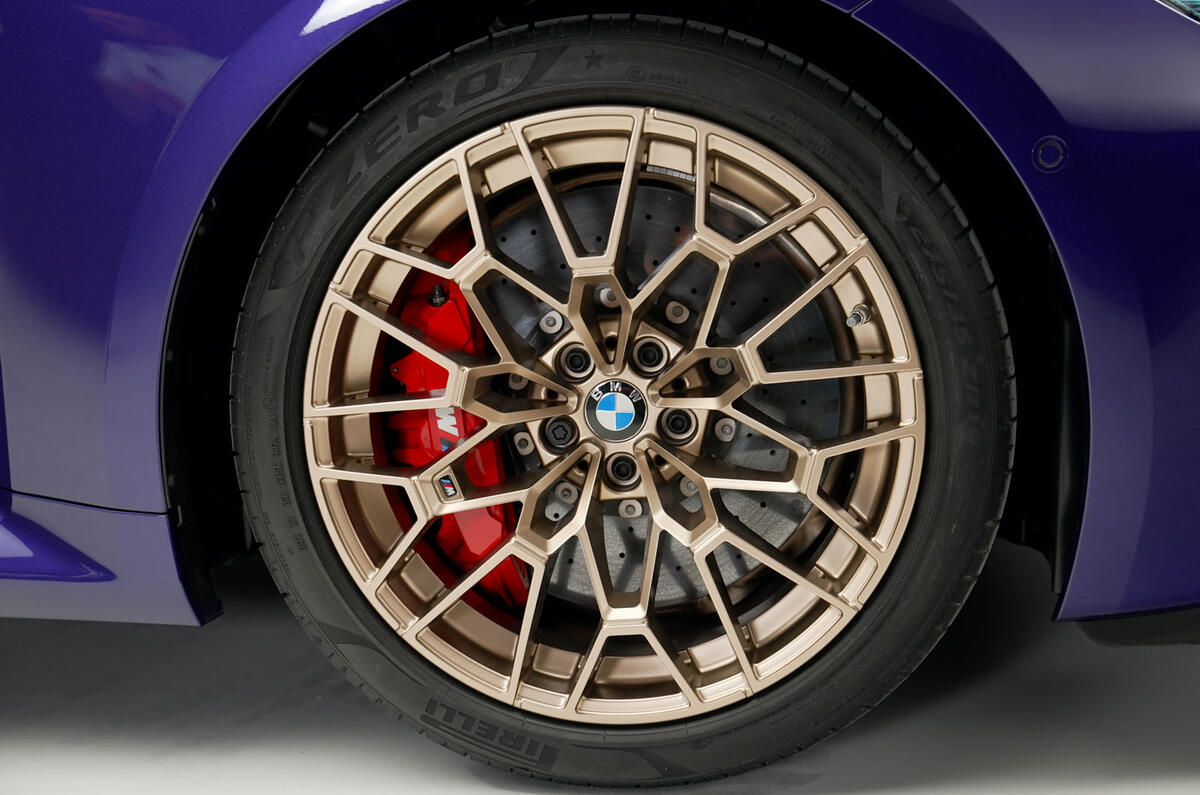 2025 BMW M2 CS studio wheel detail 2025 BMW M2 CS studio wheel detail