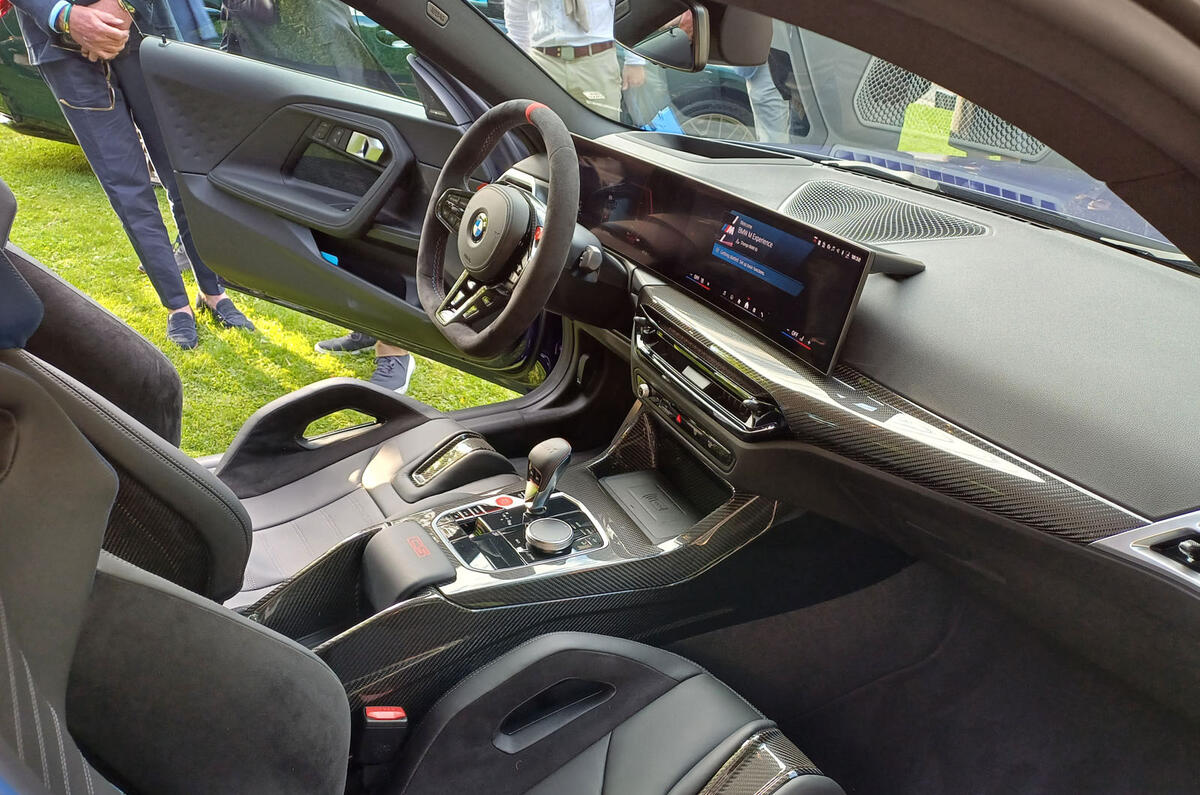 2025 BMW M2 CS Villa dEste AM dashboard 2025 BMW M2 CS Villa dEste AM dashboard