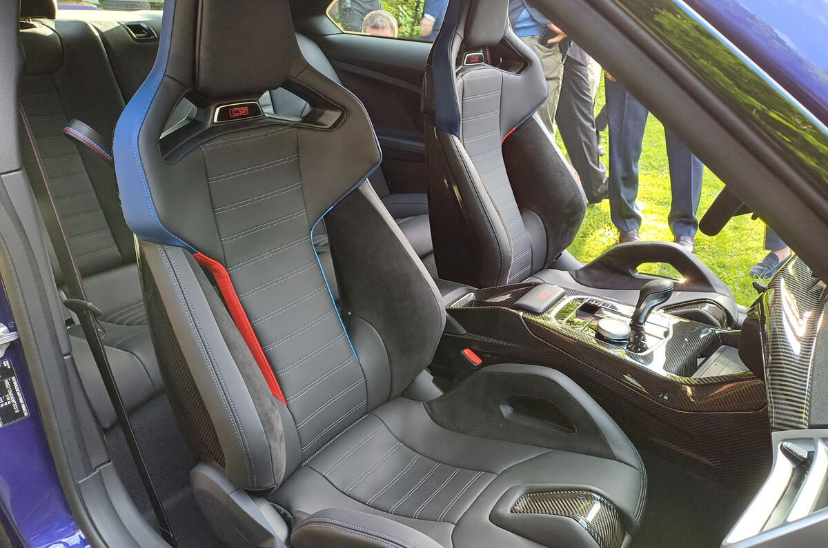 2025 BMW M2 CS Villa dEste AM front seats 2025 BMW M2 CS Villa dEste AM front seats