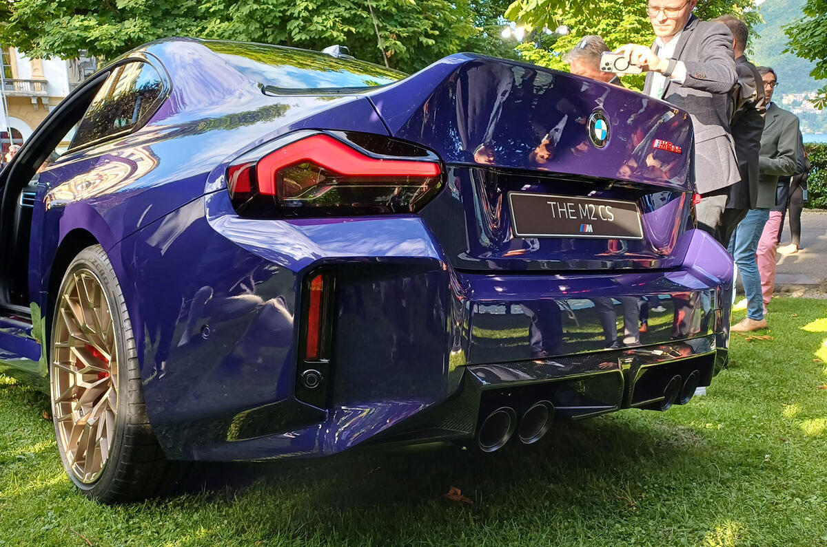 2025 BMW M2 CS Villa dEste AM rear 2025 BMW M2 CS Villa dEste AM rear