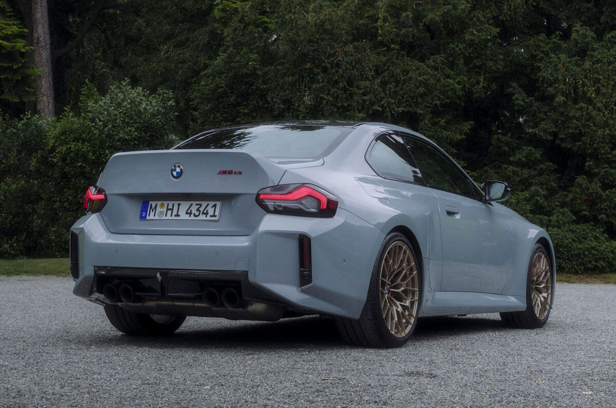 2025 BMW M2 CS Villa dEste rear quarter static 2 2025 BMW M2 CS Villa dEste rear quarter static 2
