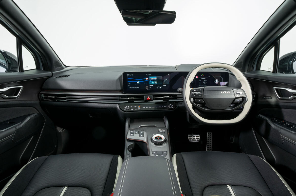 2025 Kia Sportage facelift interior dashboard 2025 Kia Sportage facelift interior dashboard