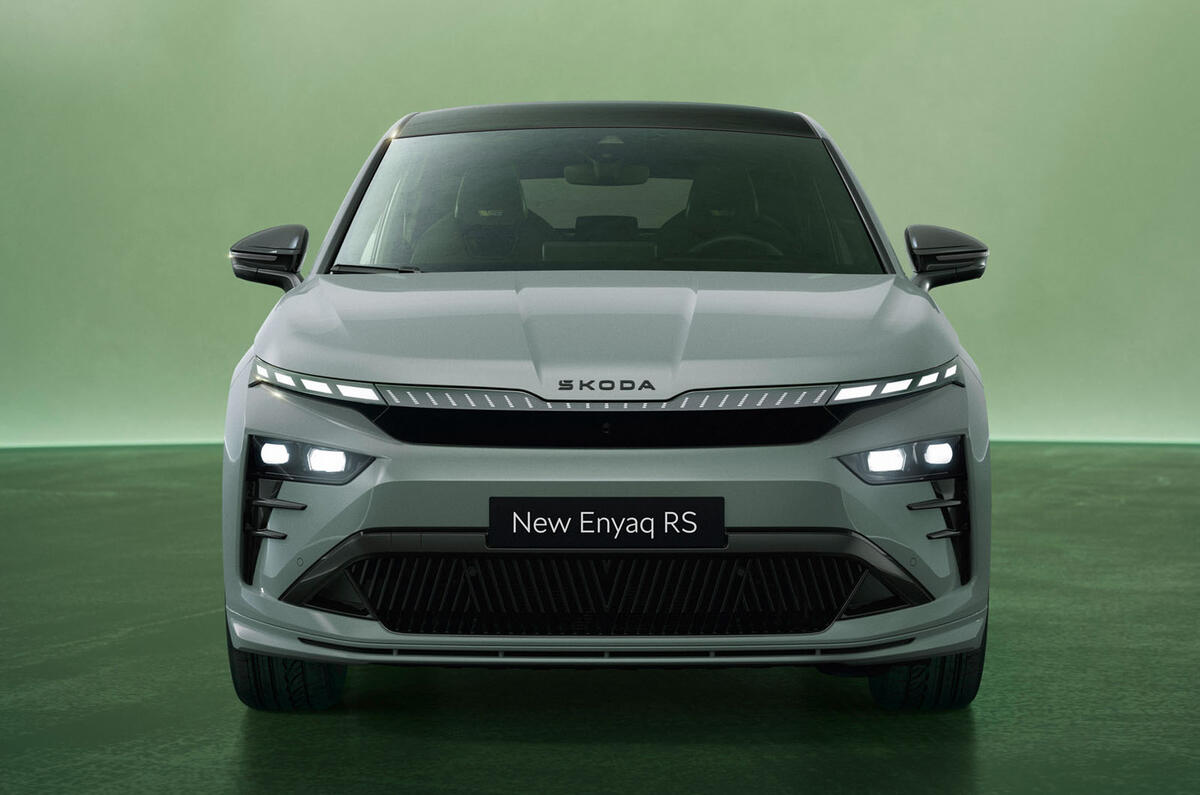 2025 Skoda Enyaq vRS coupe front
