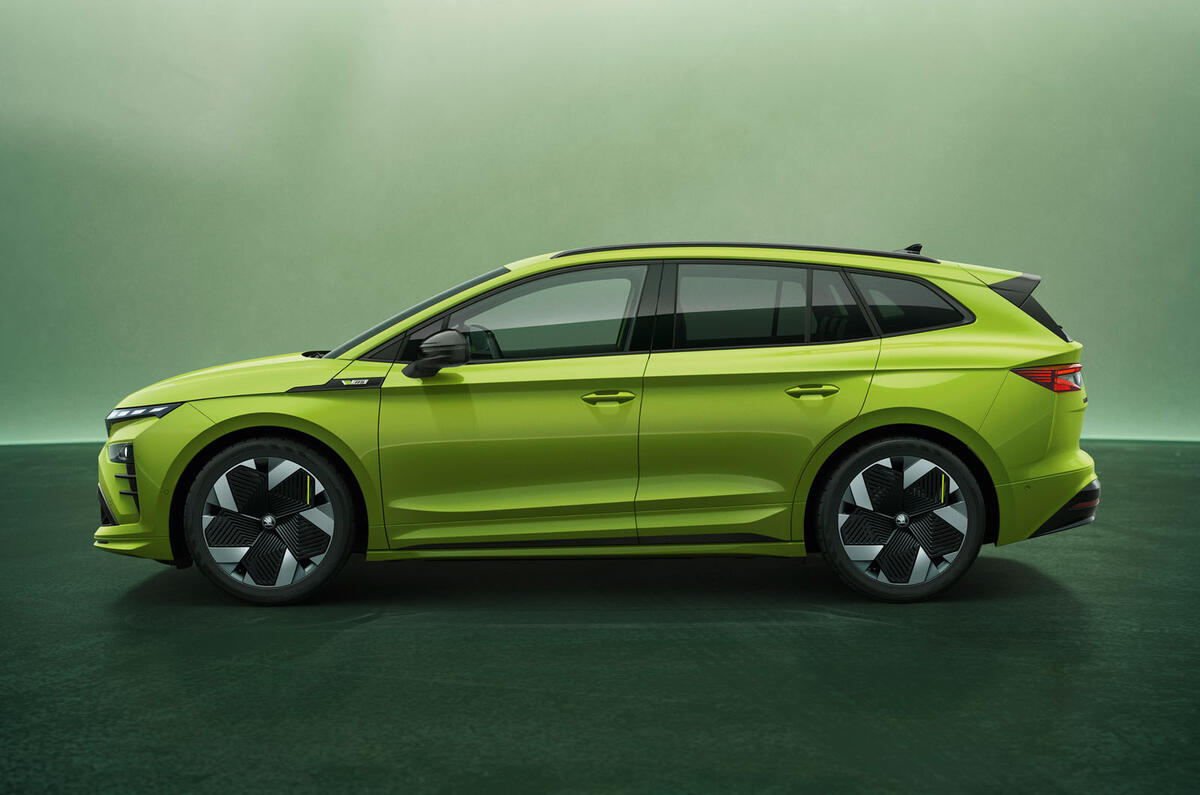 2025 Skoda Enyaq vRS side