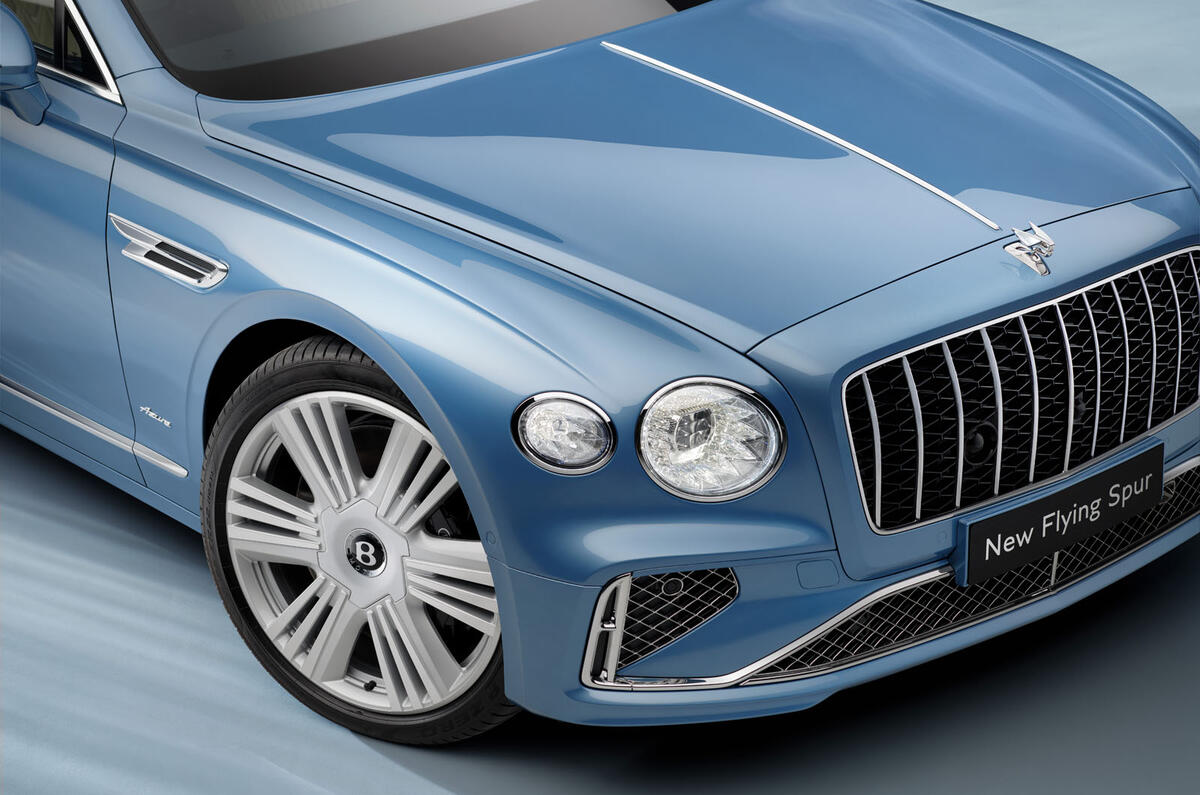 2025 Bentley Flying Spur Azure   front detail 2025 Bentley Flying Spur Azure   front detail