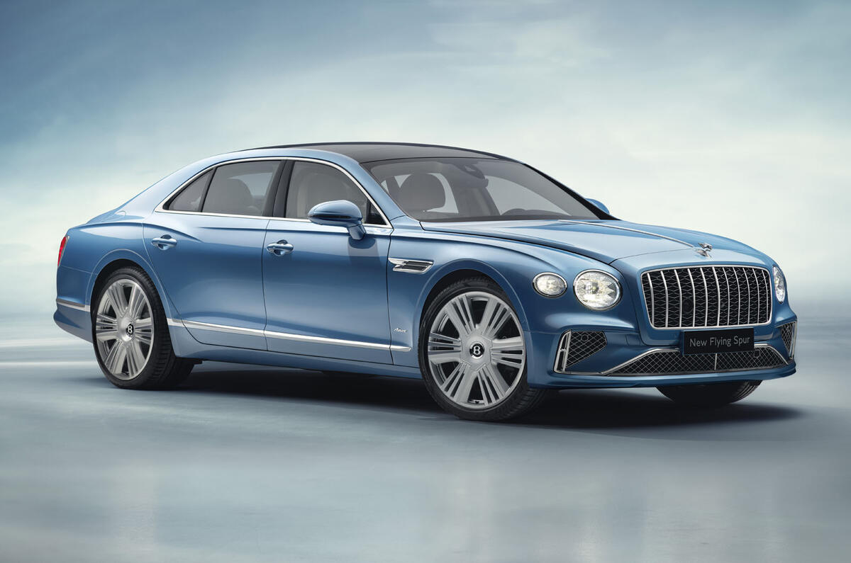 2025 Bentley Flying Spur Azure   front three quarters 2025 Bentley Flying Spur Azure   front three quarters