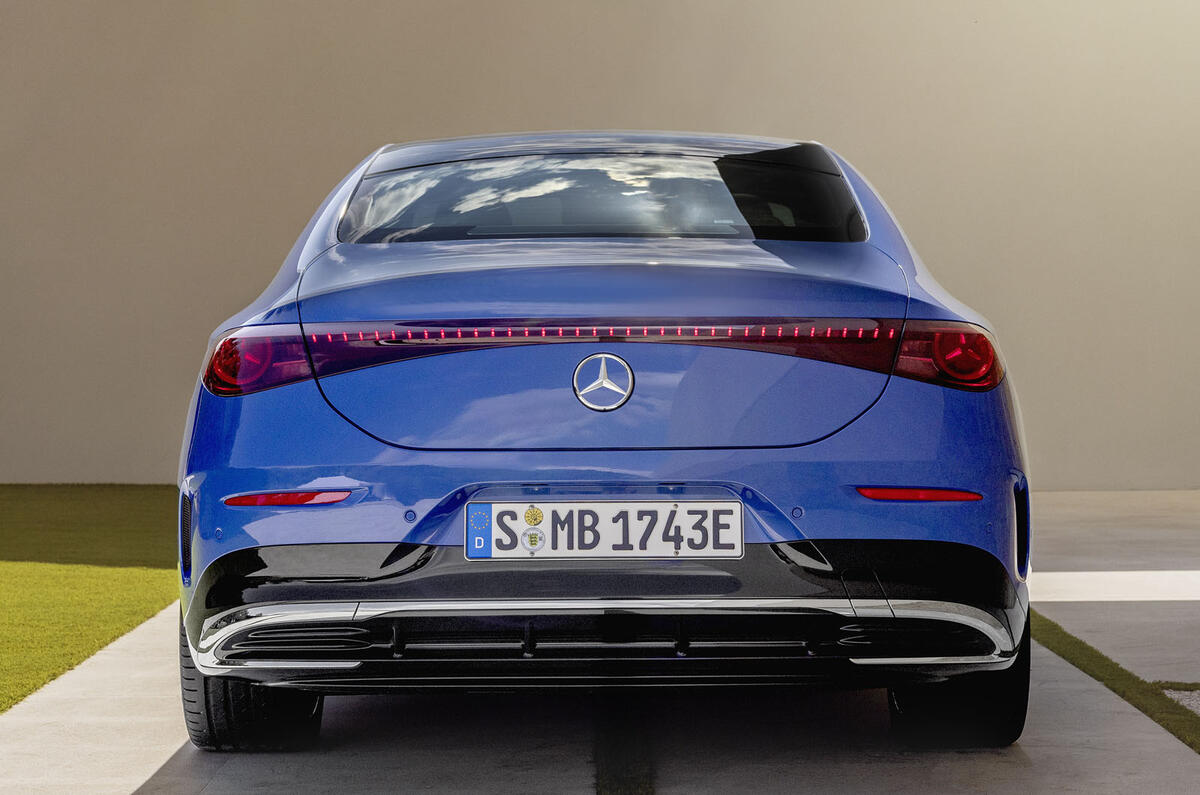 2025 Mercedes Benz CLA   blue car rear 2025 Mercedes Benz CLA   blue car rear