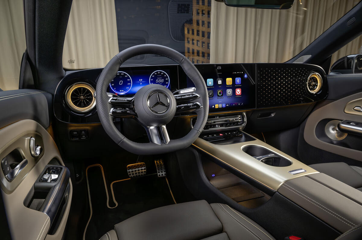 2025 Mercedes Benz CLA   dashboard and steering wheel 2025 Mercedes Benz CLA   dashboard and steering wheel