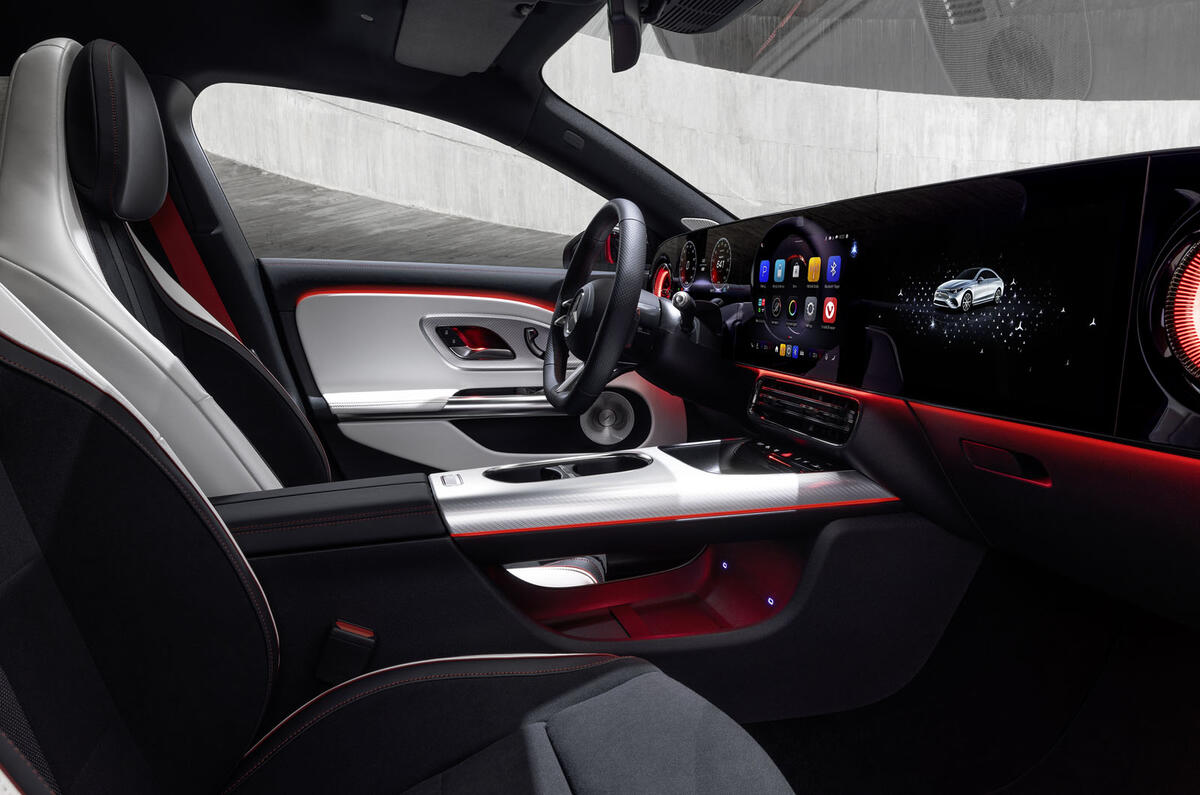 2025 Mercedes Benz CLA   dashboard from passenger seat 2025 Mercedes Benz CLA   dashboard from passenger seat