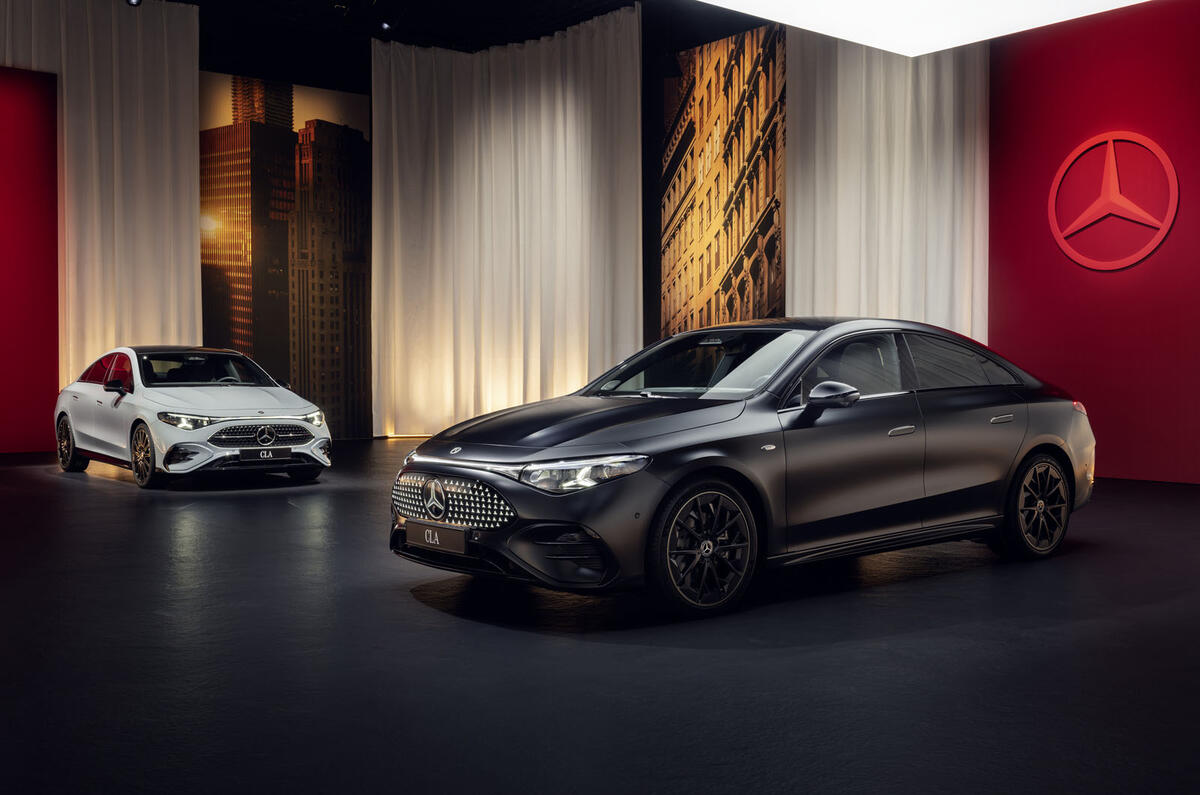 2025 Mercedes Benz CLA   electric and hybrid versions in studio 2025 Mercedes Benz CLA   electric and hybrid versions in studio