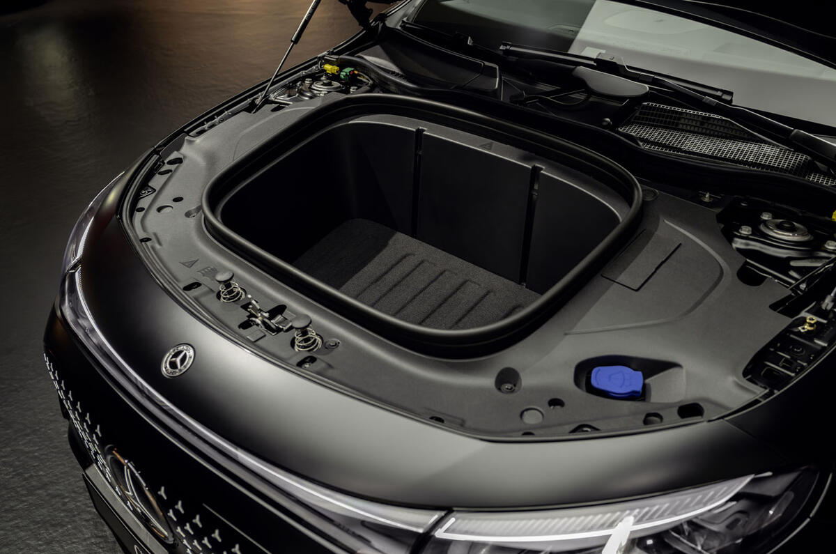 2025 Mercedes Benz CLA   electric version's frunk 2025 Mercedes Benz CLA   electric version's frunk