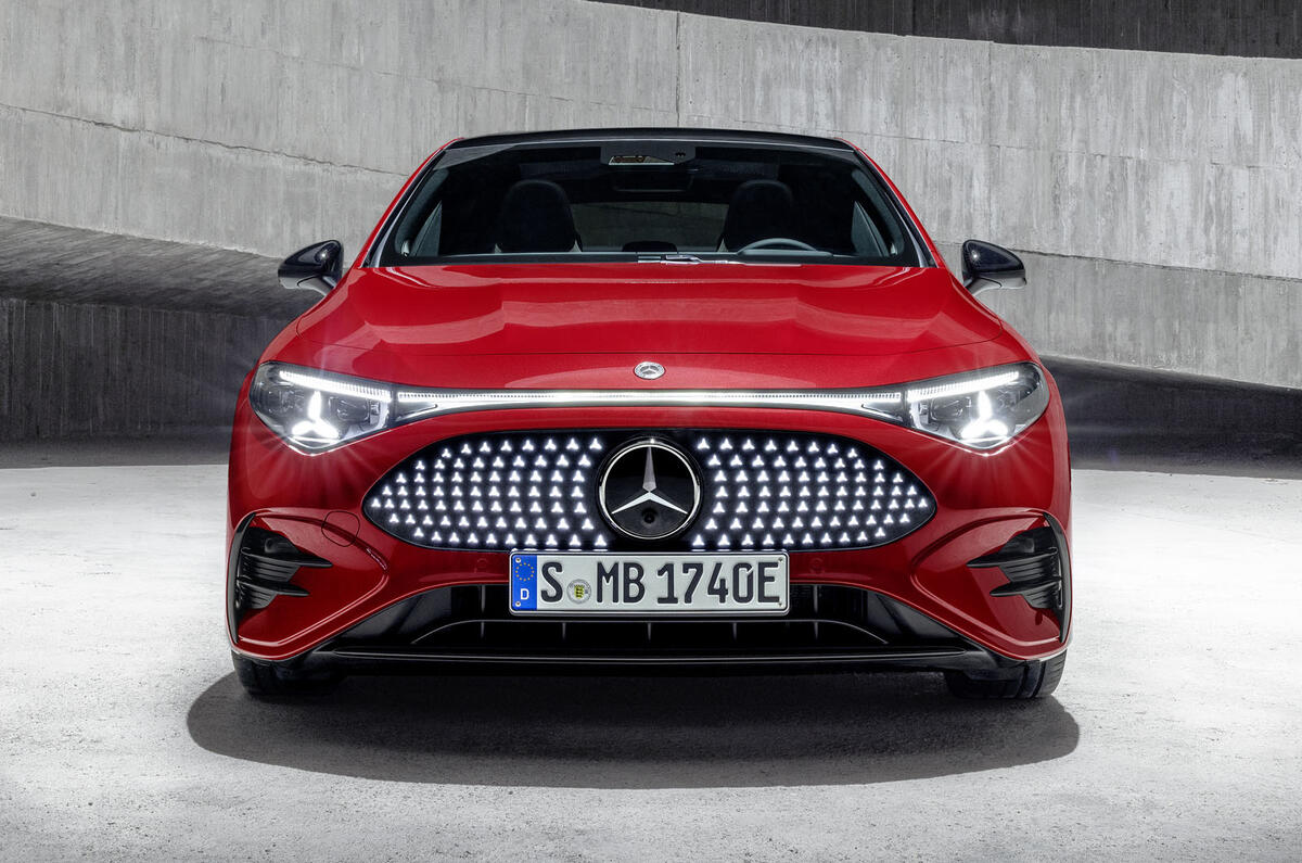 2025 Mercedes Benz CLA   front illuminated 2025 Mercedes Benz CLA   front illuminated