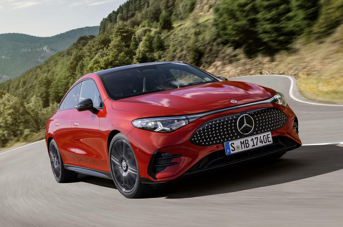 2025 Mercedes Benz CLA   red car front cornering 2025 Mercedes Benz CLA   red car front cornering