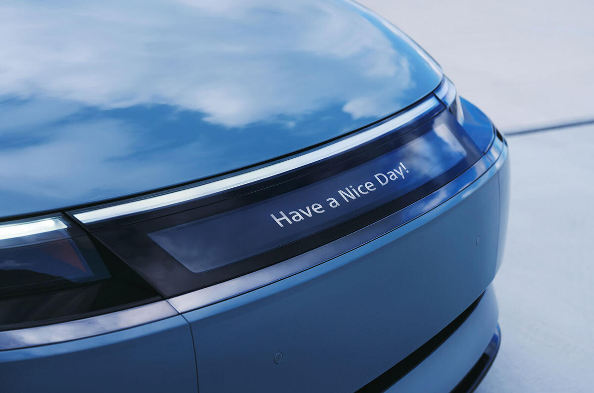 2025 Sony Honda Afeela 1 show car   front digital greeting 2025 Sony Honda Afeela 1 show car   front digital greeting