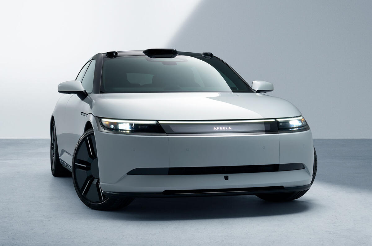 2025 Sony Honda Afeela 1 show car   studio front three quarters 2025 Sony Honda Afeela 1 show car   studio front three quarters