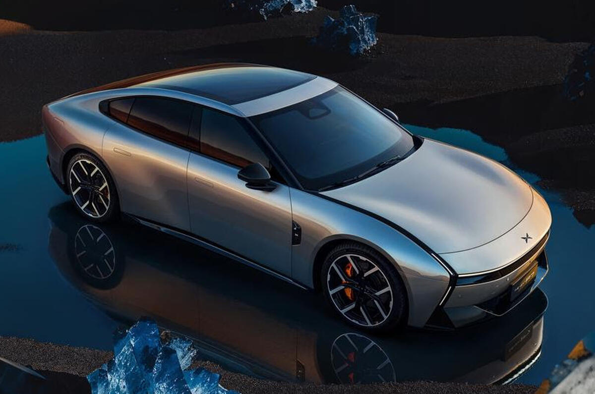 2025 Xpeng P7 official render   front three quarters