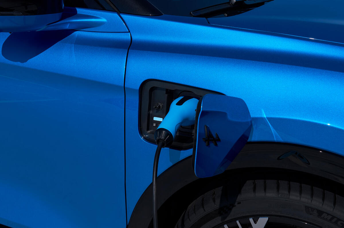 2026 Alpine A390 charging flap 2026 Alpine A390 charging flap