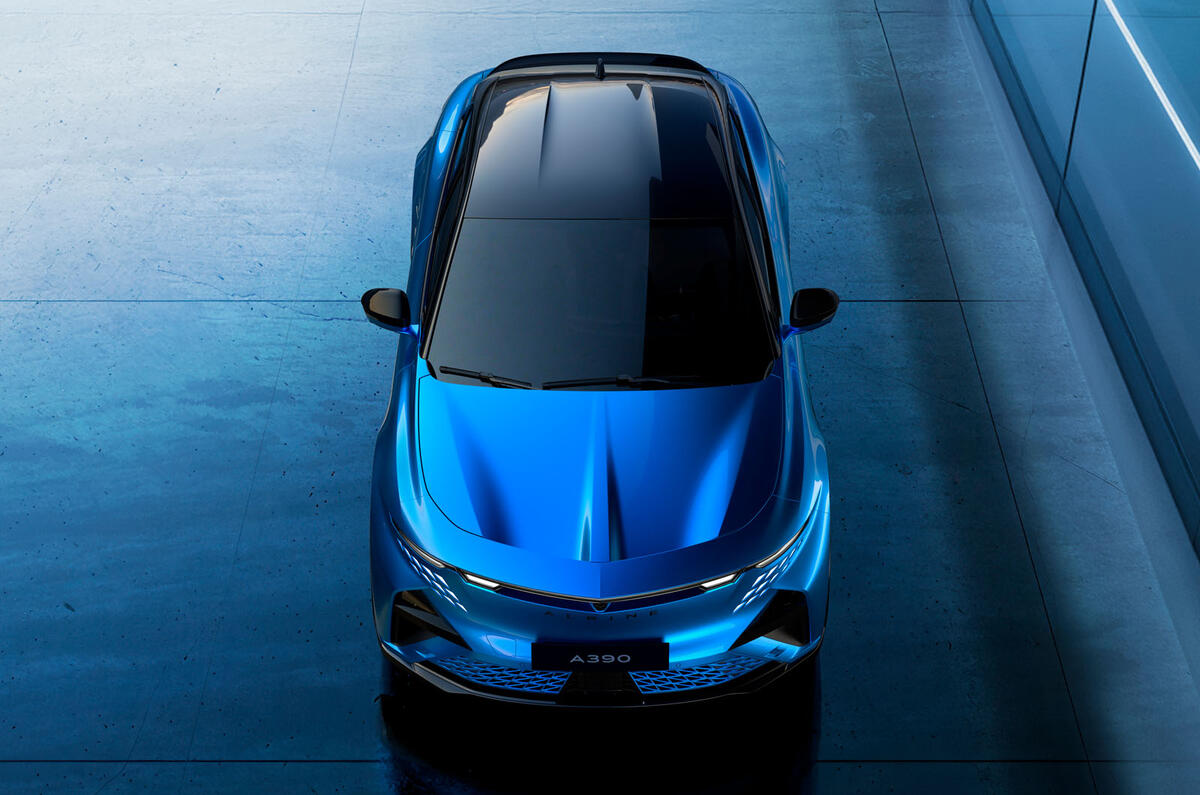 2026 Alpine A390 front high 2026 Alpine A390 front high