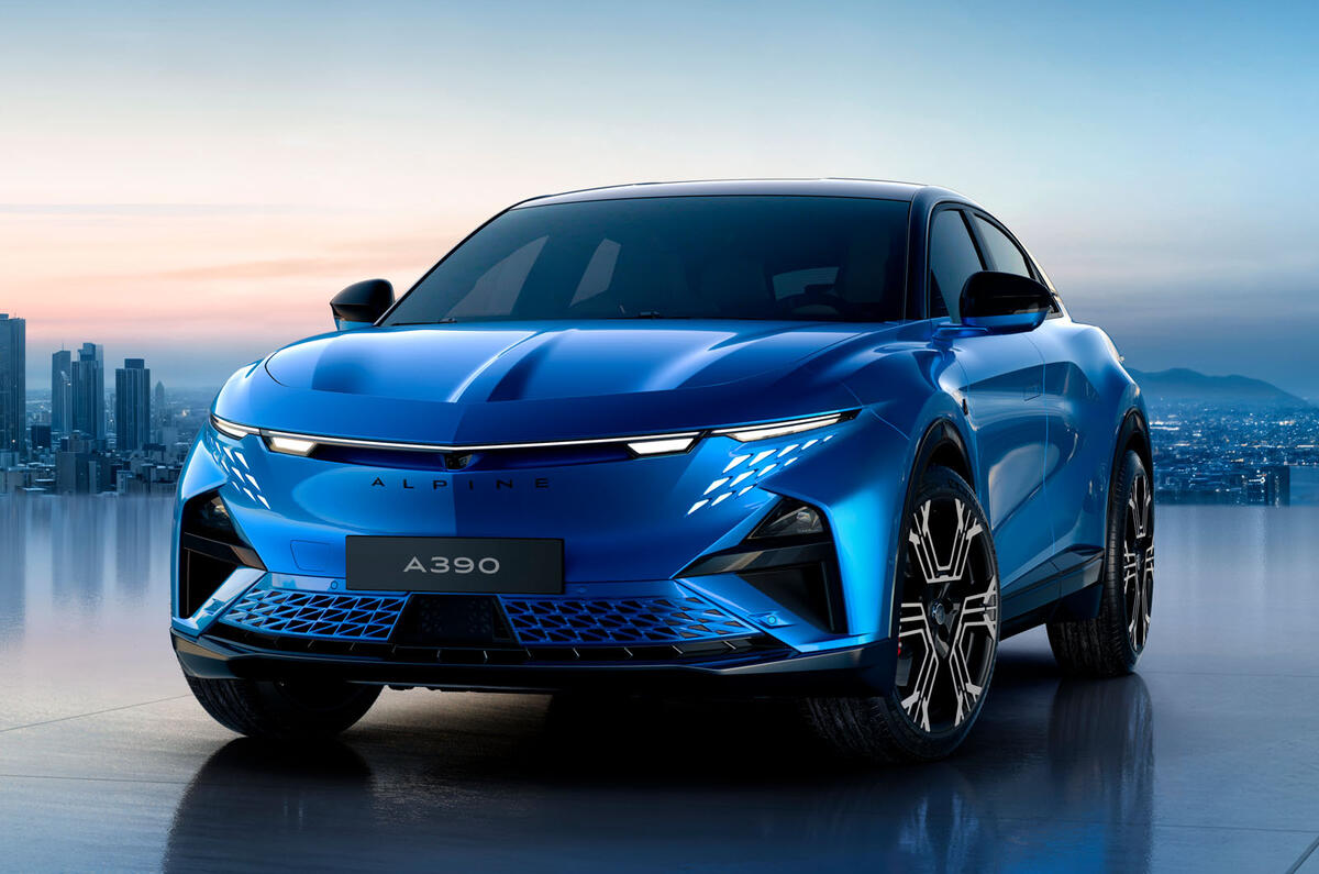 2026 Alpine A390 front quarter static