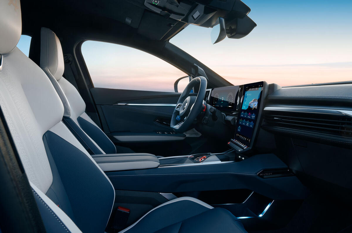 2026 Alpine A390 interior front seats 2026 Alpine A390 interior front seats