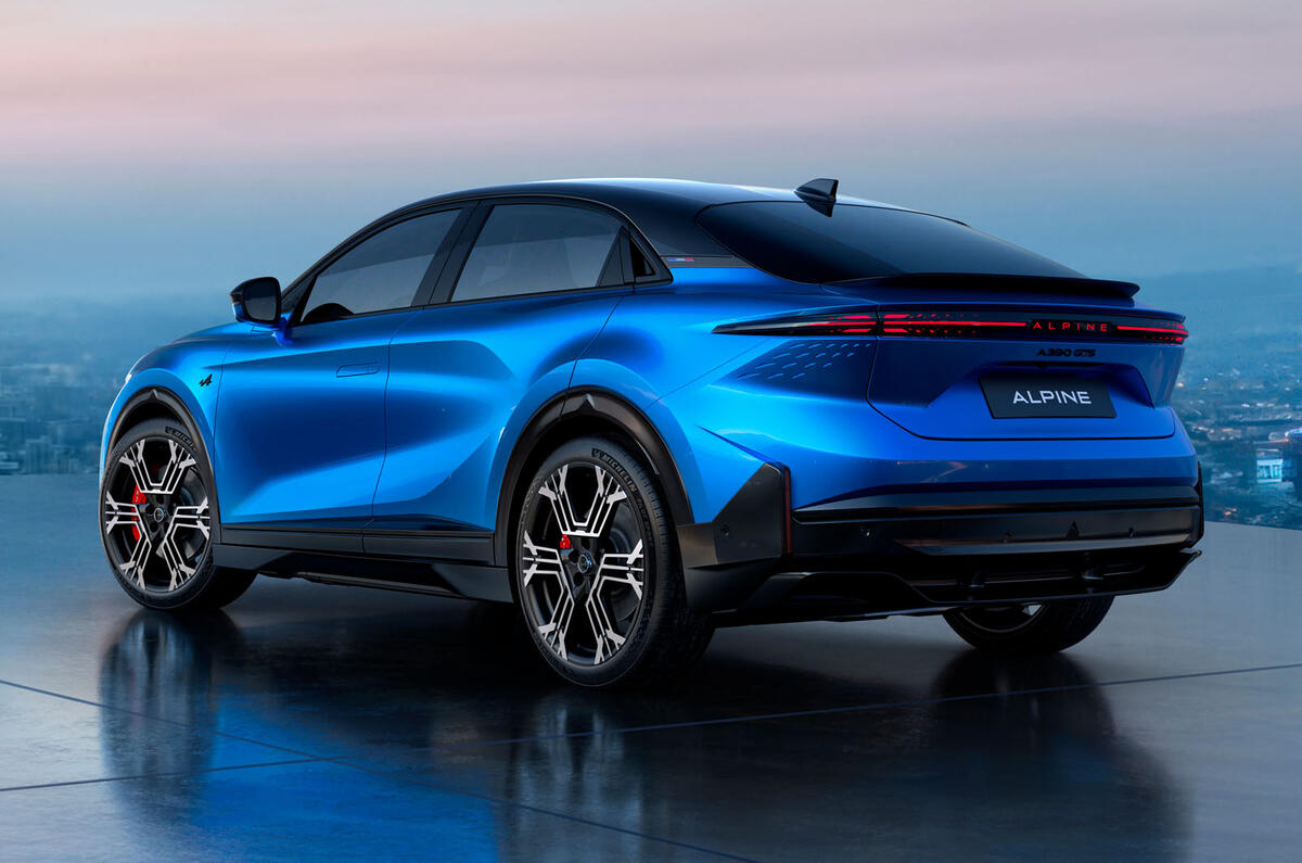 2026 Alpine A390 rear quarter static 2026 Alpine A390 rear quarter static