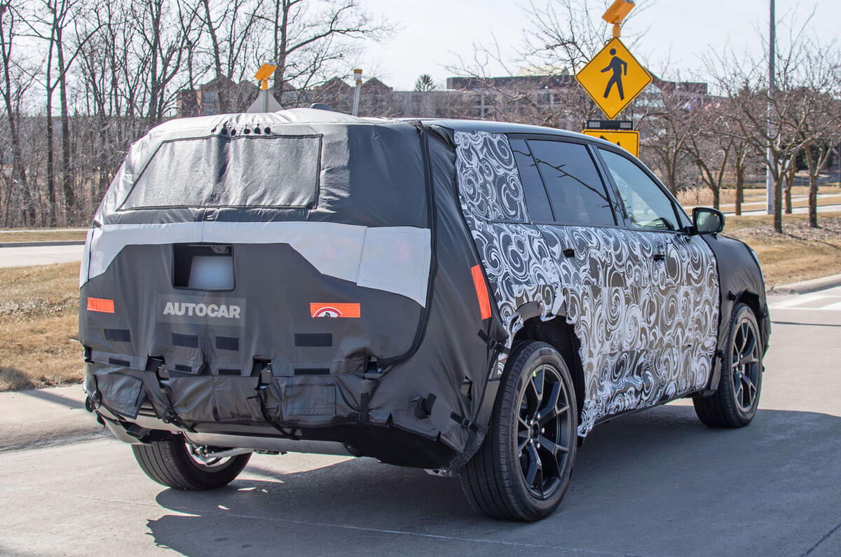 2026 Jeep Cherokee ICE camo rear quarter 2026 Jeep Cherokee ICE camo rear quarter
