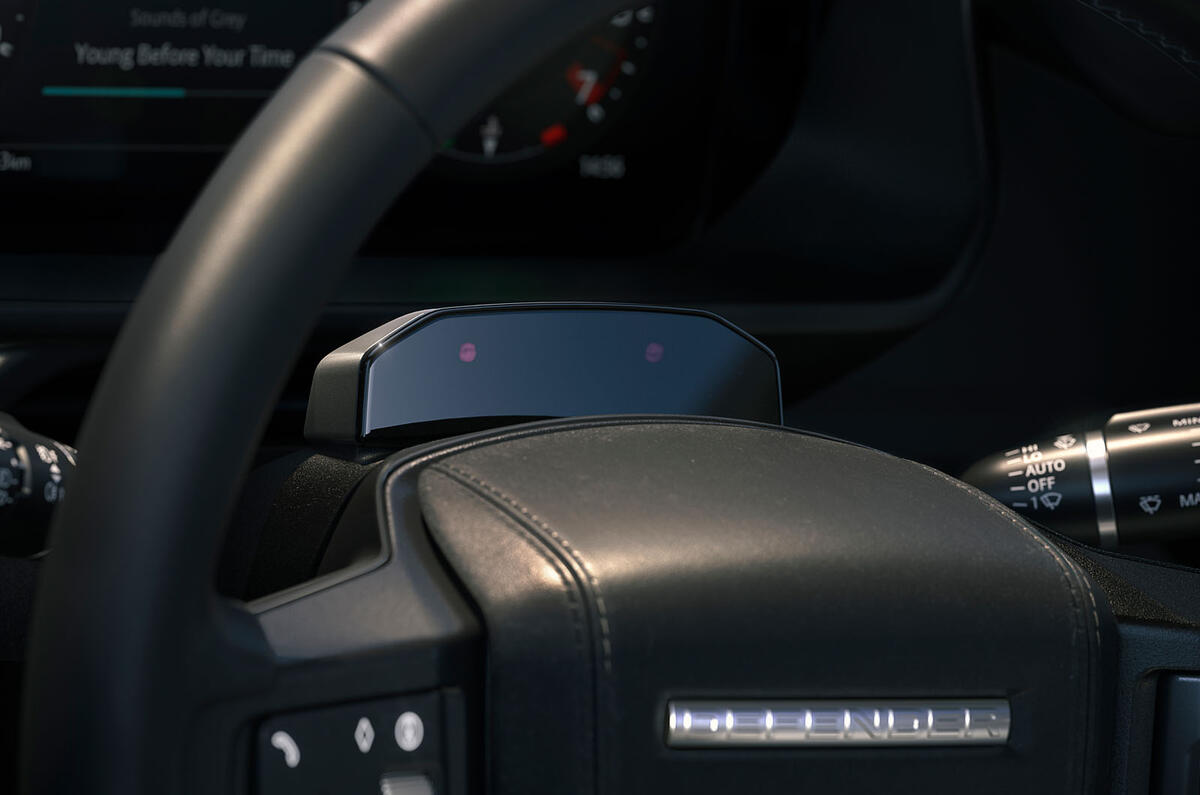 2026 Land Rover Defender attention monitor