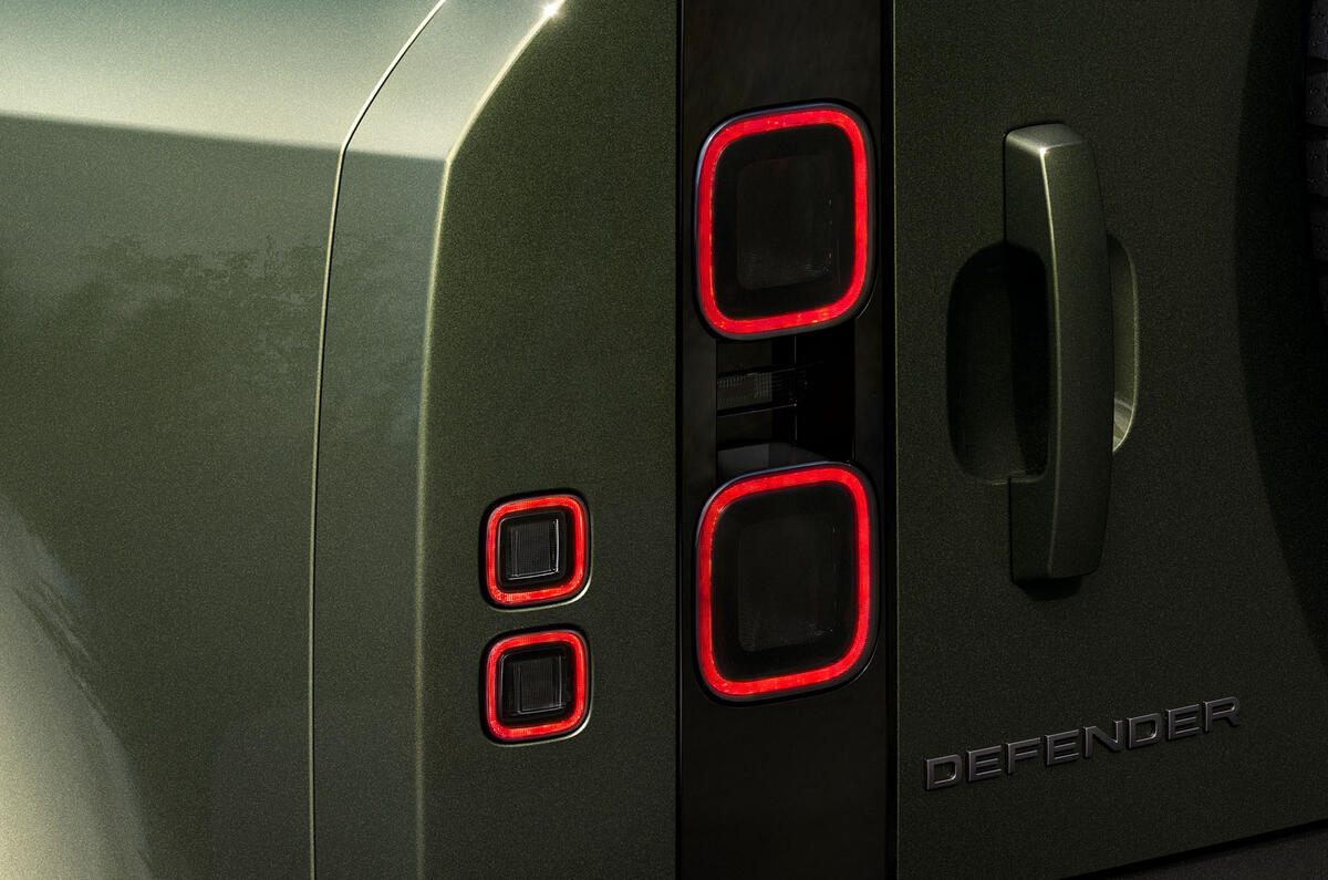 2026 Land Rover Defender smoked rear lights