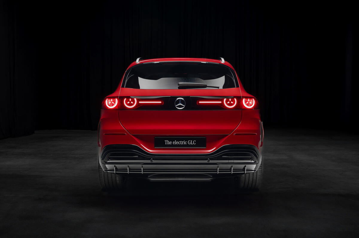 2026 Mercedes Benz GLC rear static 2026 Mercedes Benz GLC rear static