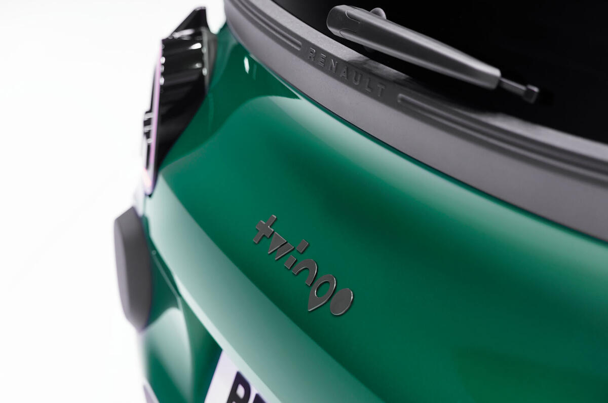 2026 Renault Twingo rear badge detail