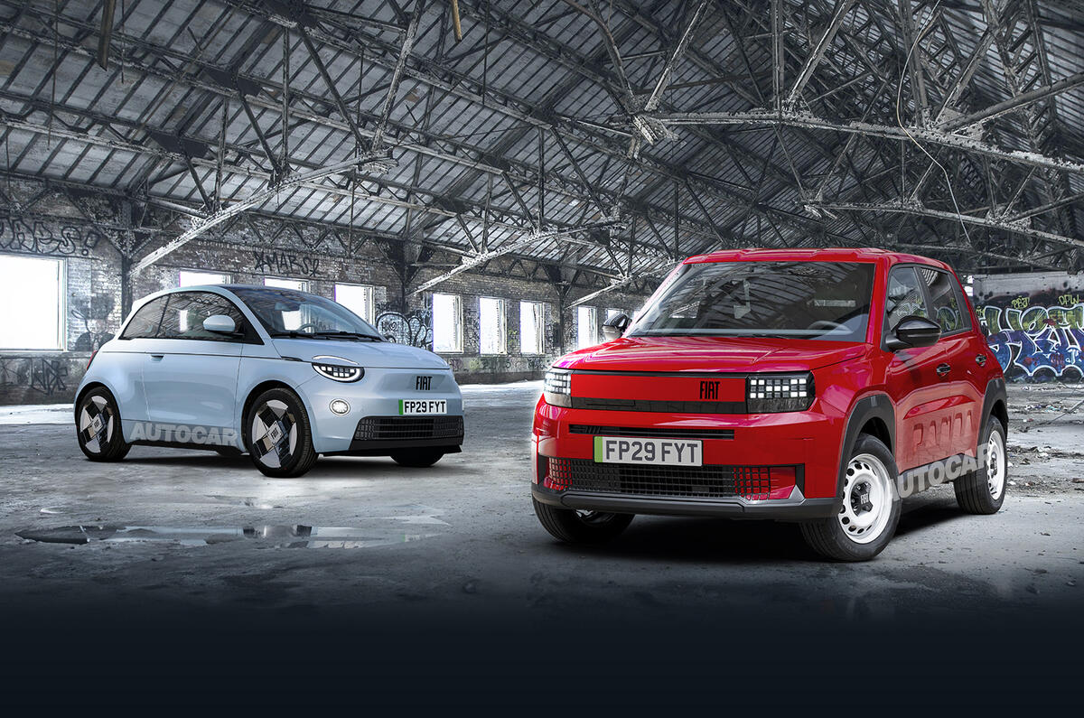 2029 Fiat 500 2030 Fiat Panda Autocar renders 2029 Fiat 500 2030 Fiat Panda Autocar renders