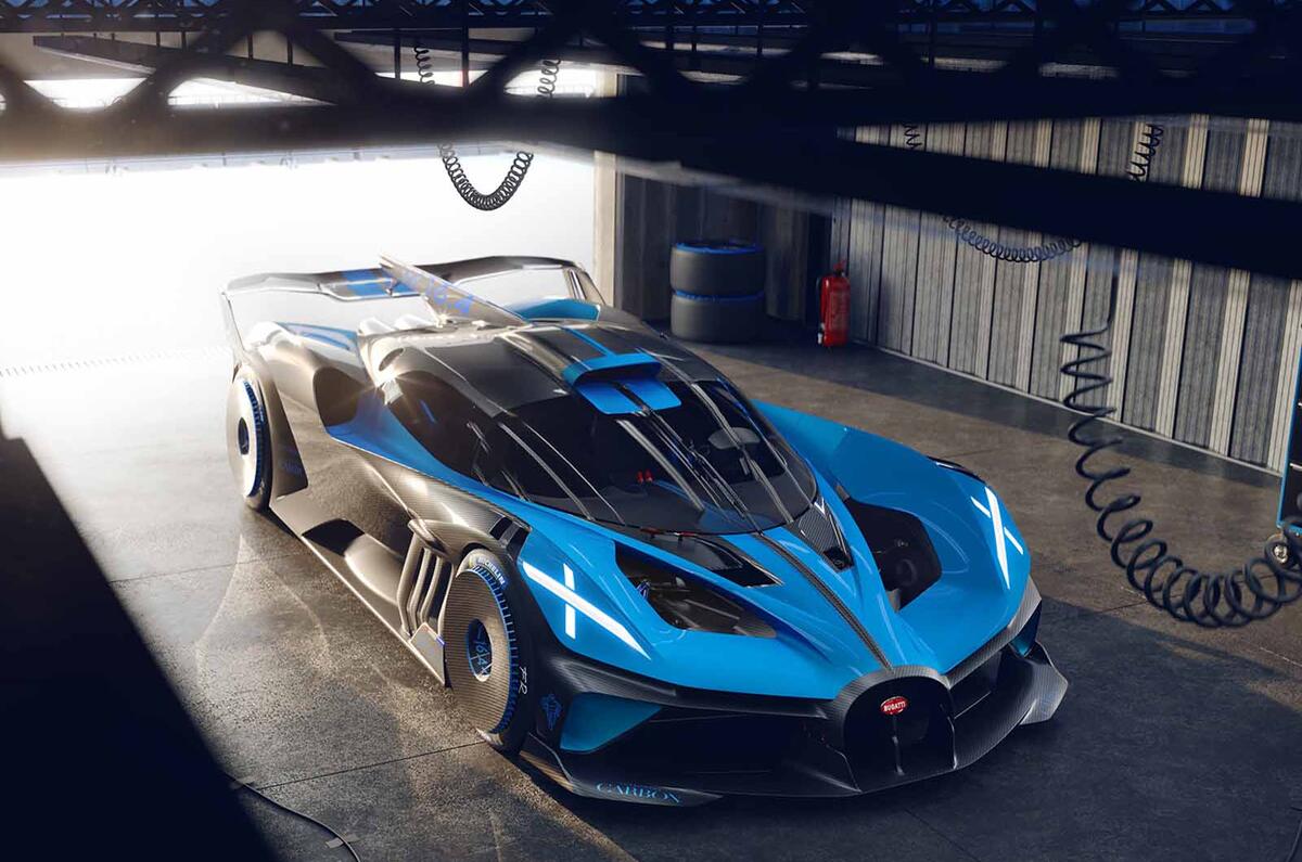 Bugatti Bolide front garage