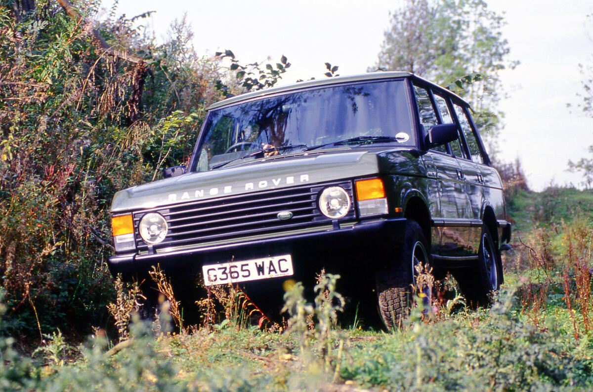 Original Range Rover - tracking front Original Range Rover - tracking front