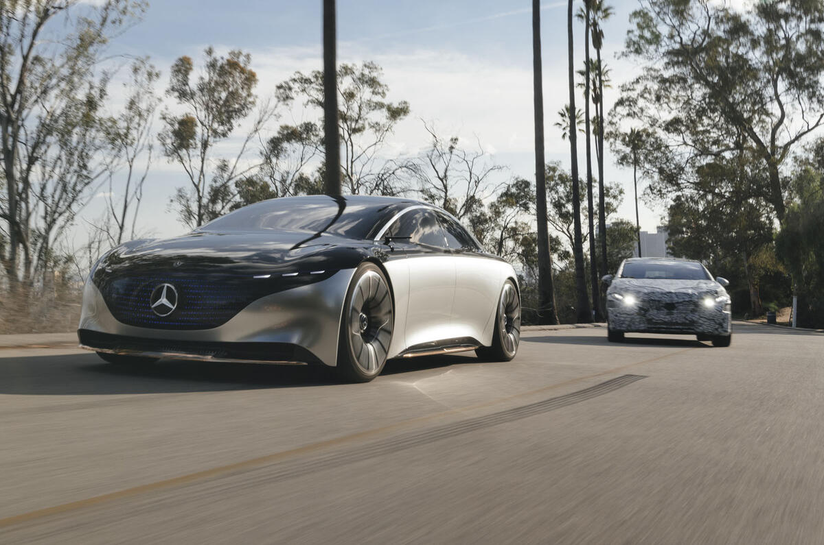 2021 Mercedes-Benz EQS camouflaged prototype 2021 Mercedes-Benz EQS camouflaged prototype