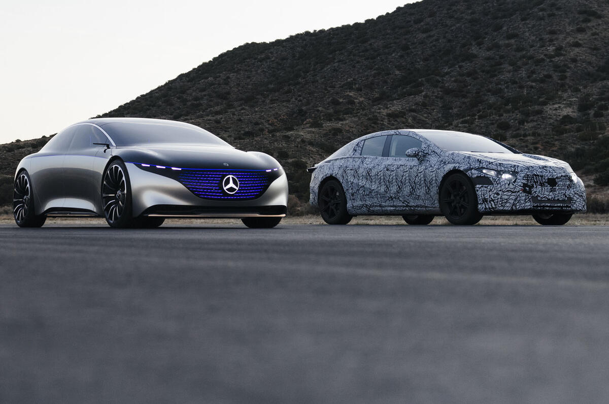 2021 Mercedes-Benz EQS camouflaged prototype 2021 Mercedes-Benz EQS camouflaged prototype