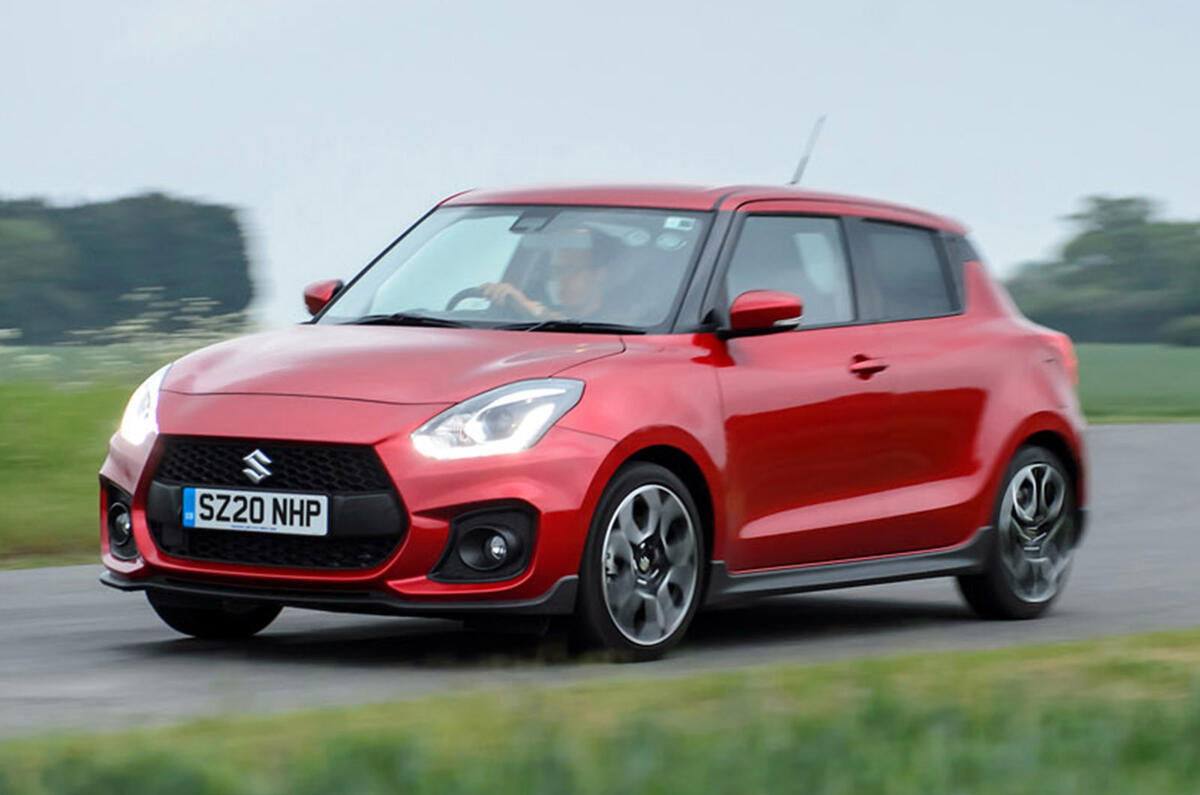 Suzuki Swift Sport Hybrid 2020 - hero front Suzuki Swift Sport Hybrid 2020 - hero front