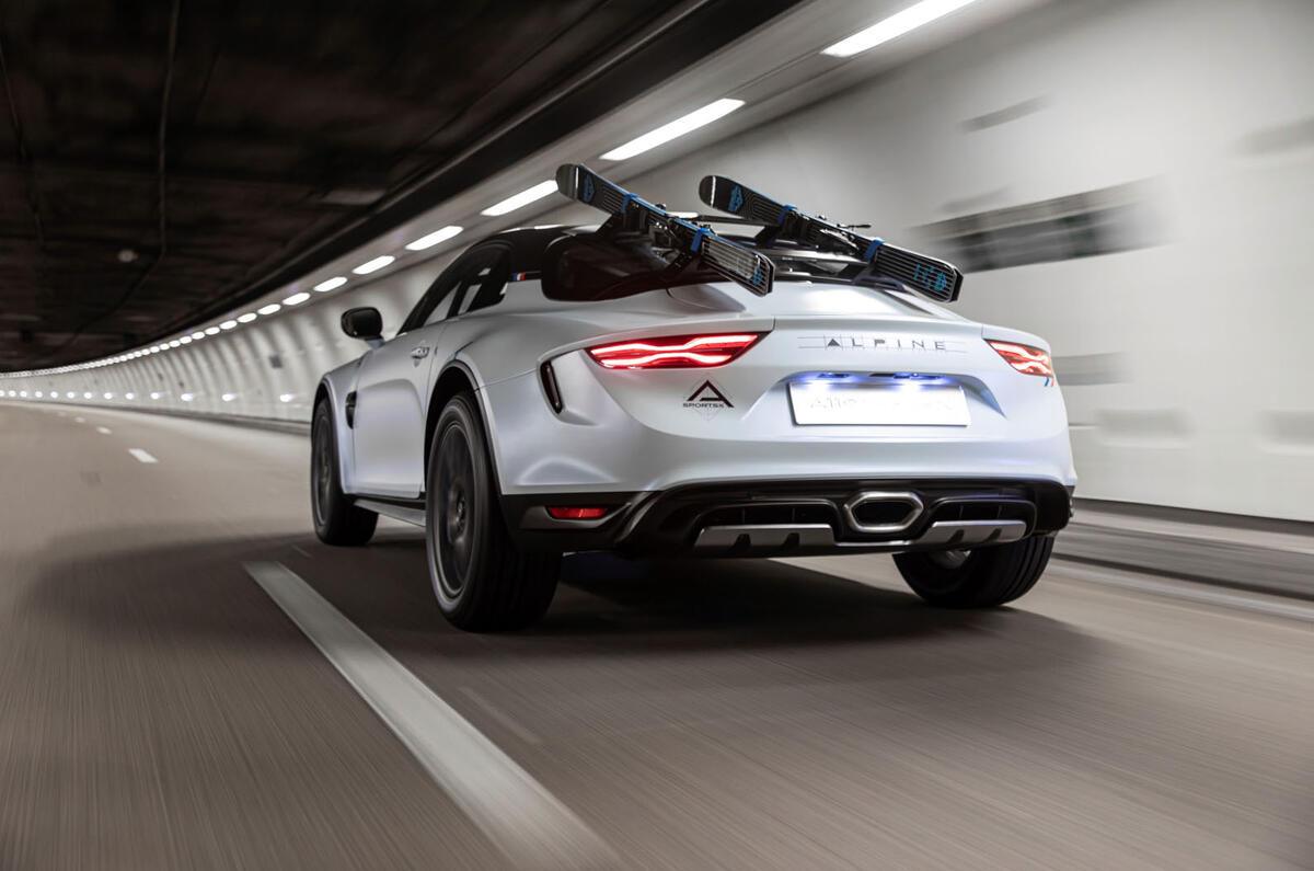 2020 Alpine A110 SportsX concept - rear