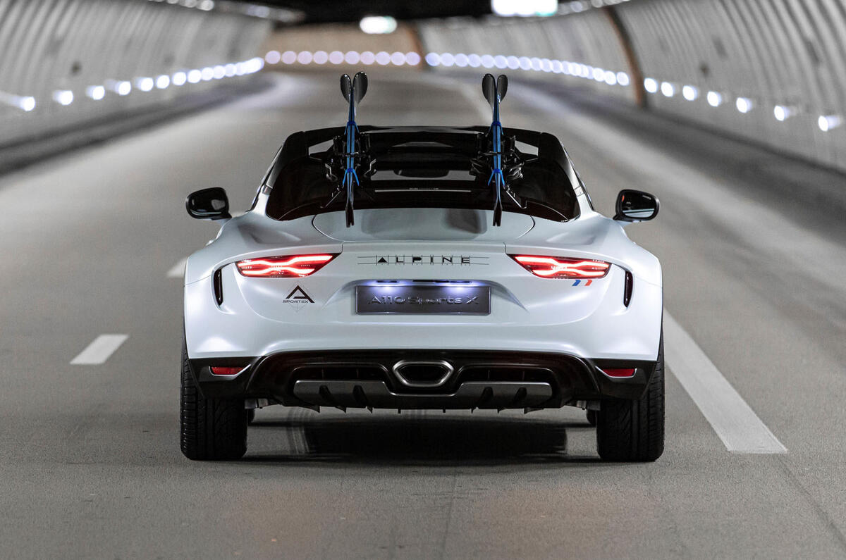 2020 Alpine A110 SportsX concept - rear