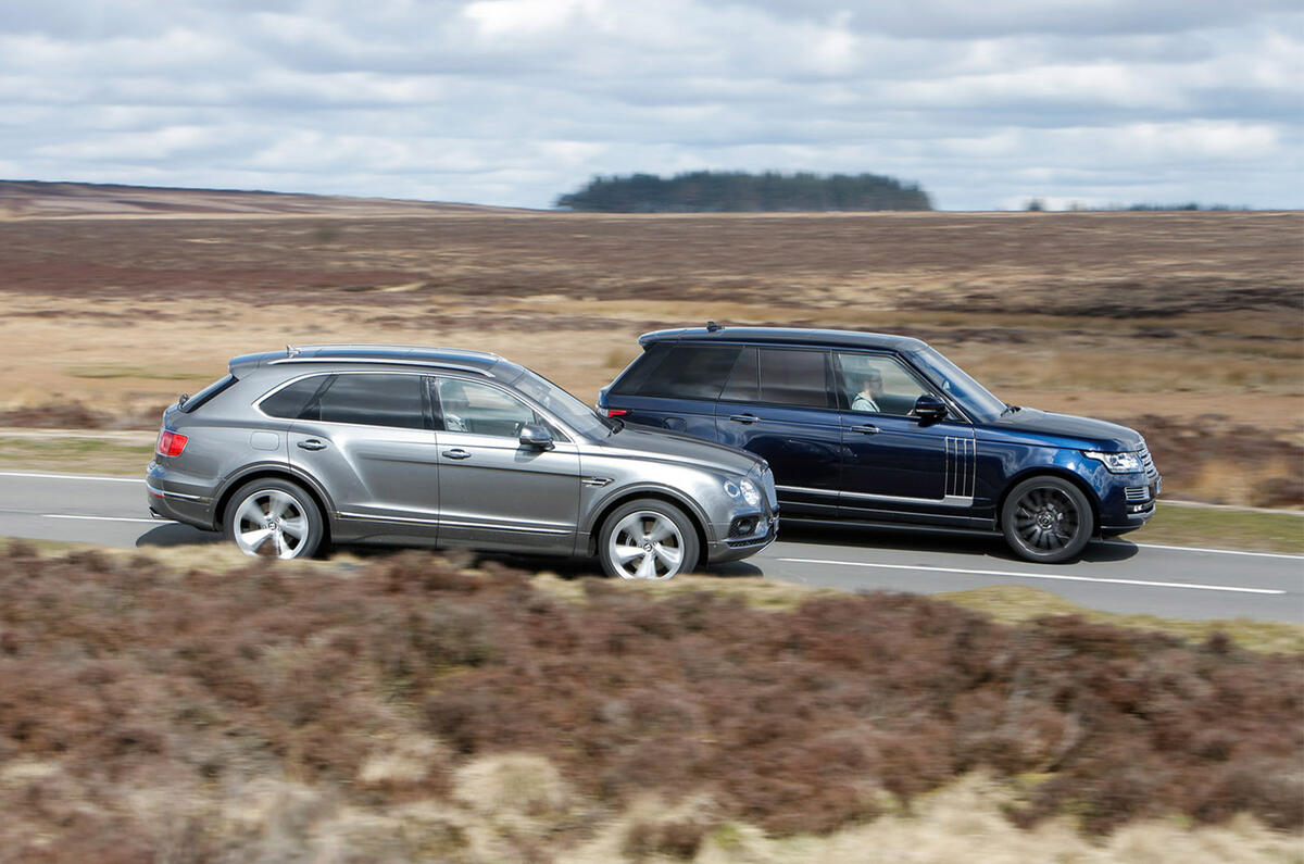Land Rover Range Rover vs Bentley Bentayga Land Rover Range Rover vs Bentley Bentayga