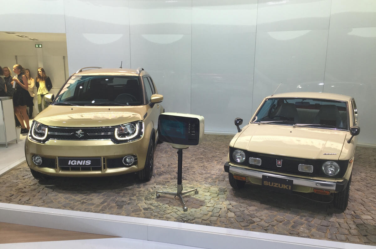 Suzuki Ignis and Whizz Kid at the Paris motor show 2016 - show report and gallery