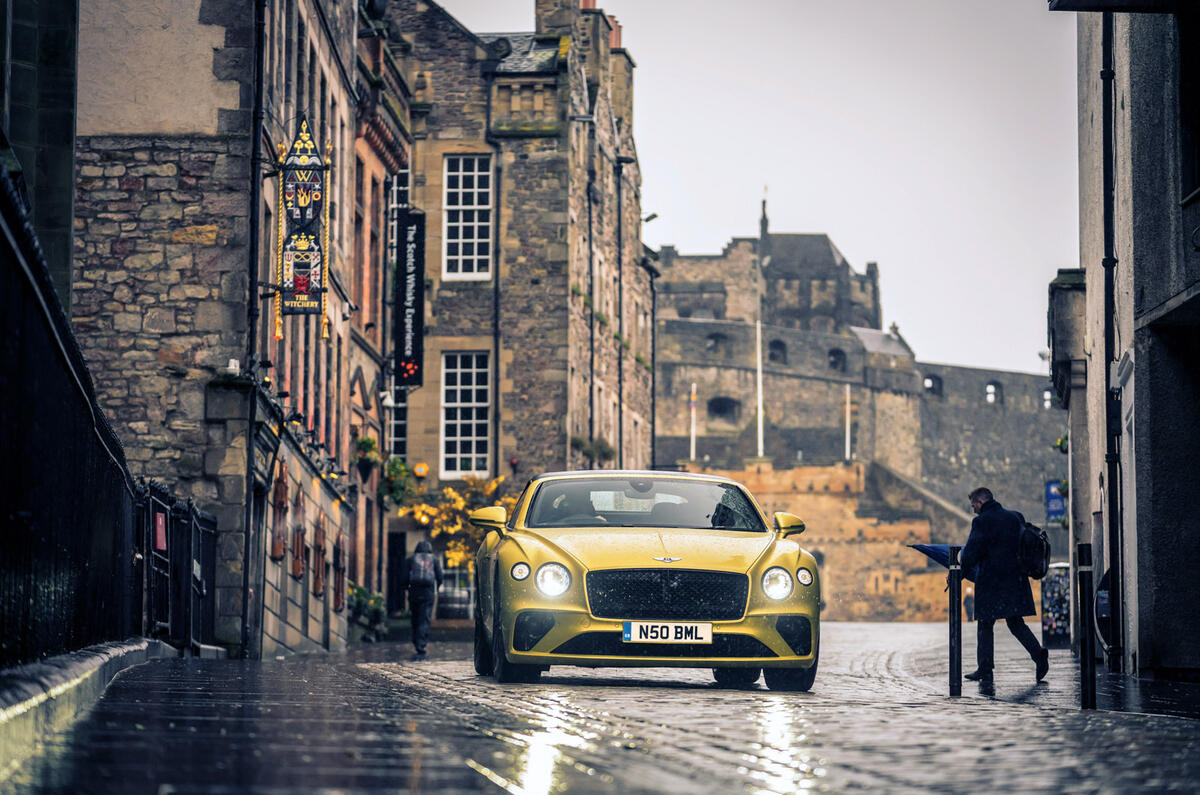 Outside Edinburgh Castle