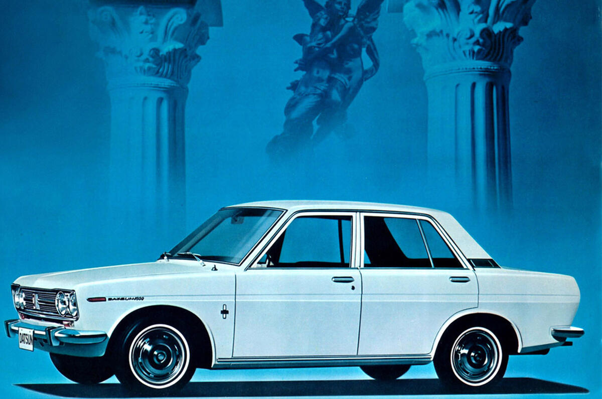 Datsun 1600 - static side Datsun 1600 - static side